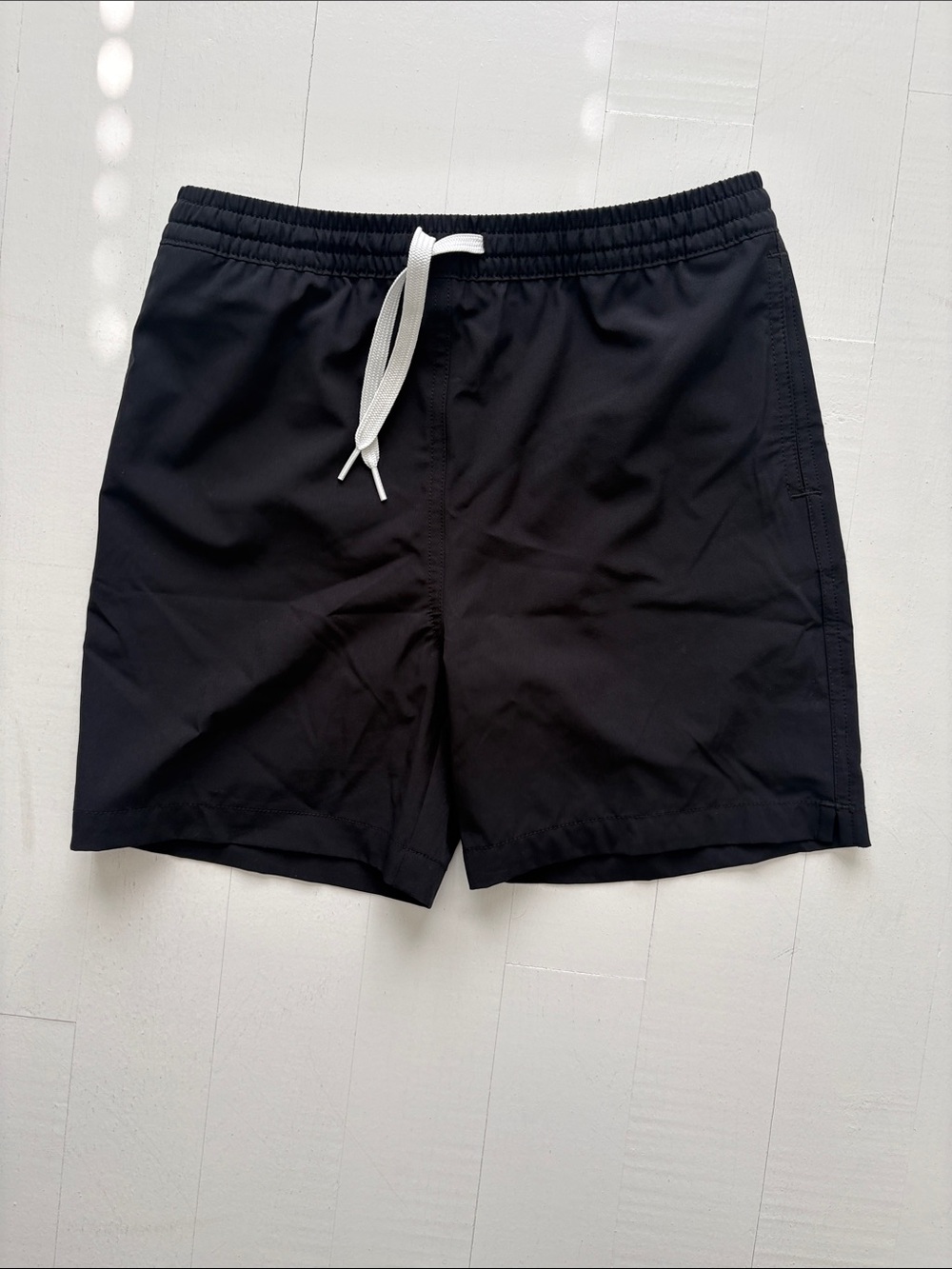 Chubbies boysBlack Swim Trunks with Drawstring